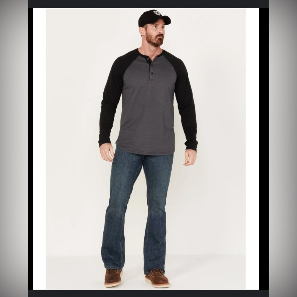 Cody James Men's Fr Bozeman Medium Wash Slim Bootcut Work Jeans